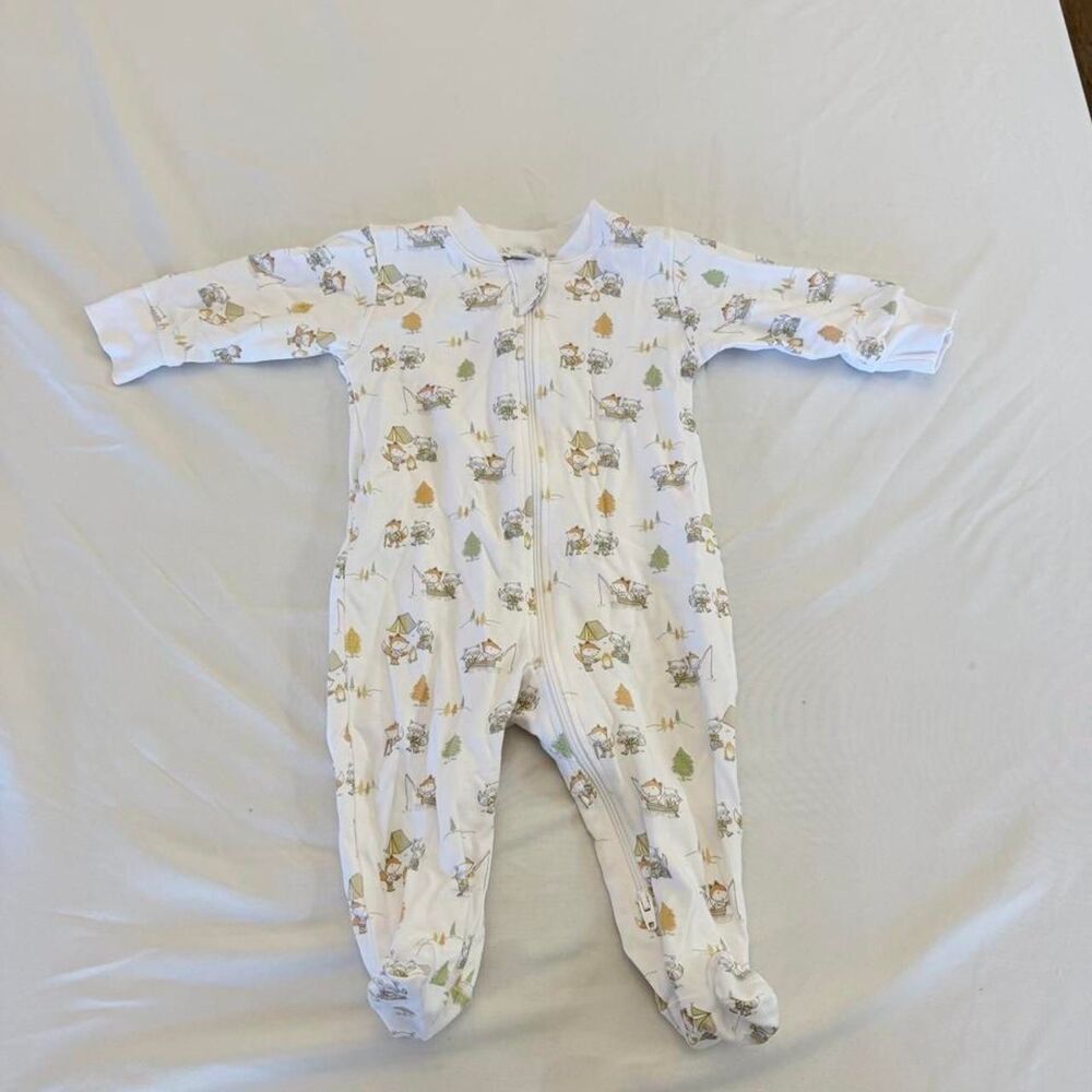 Kissy-kissy White and Cream Sleepsuits-babygrows